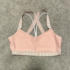 Under Armour Blush Pink Sports Bra